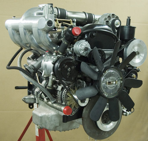 Mercedes supercharged 300d engine
