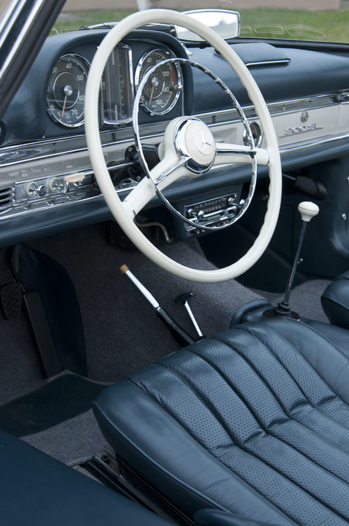 Restored Mercedes-Benz 300SL interior